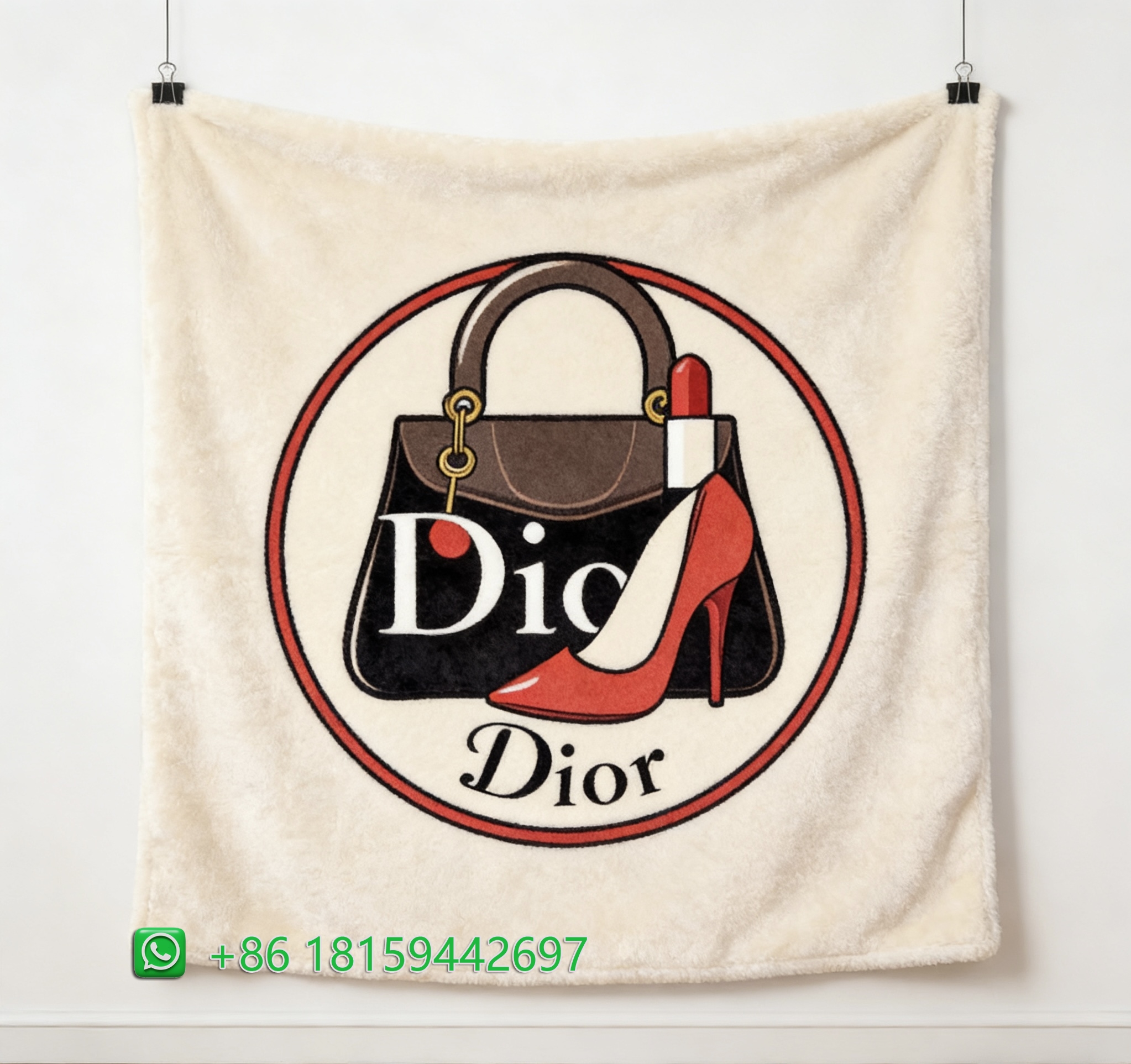 Dior Throw Blankets